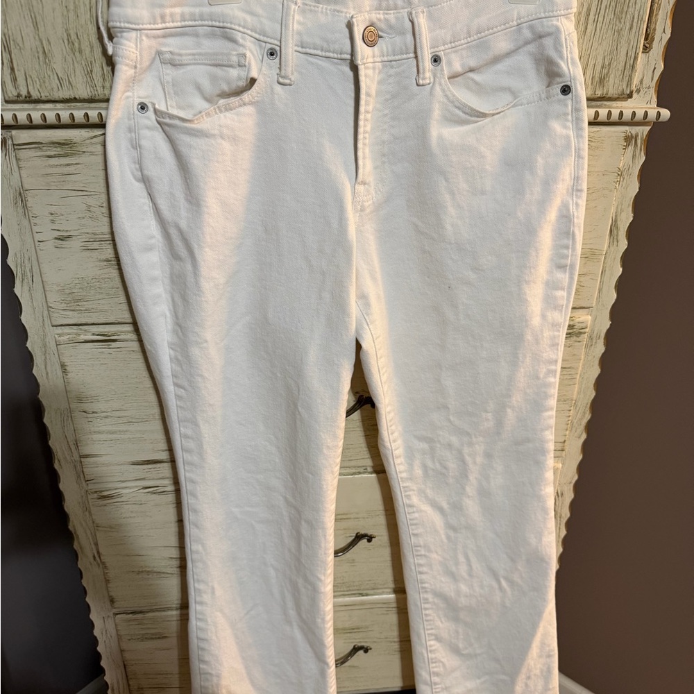 Lucky Brand Women's Cream Straight Leg Jeans